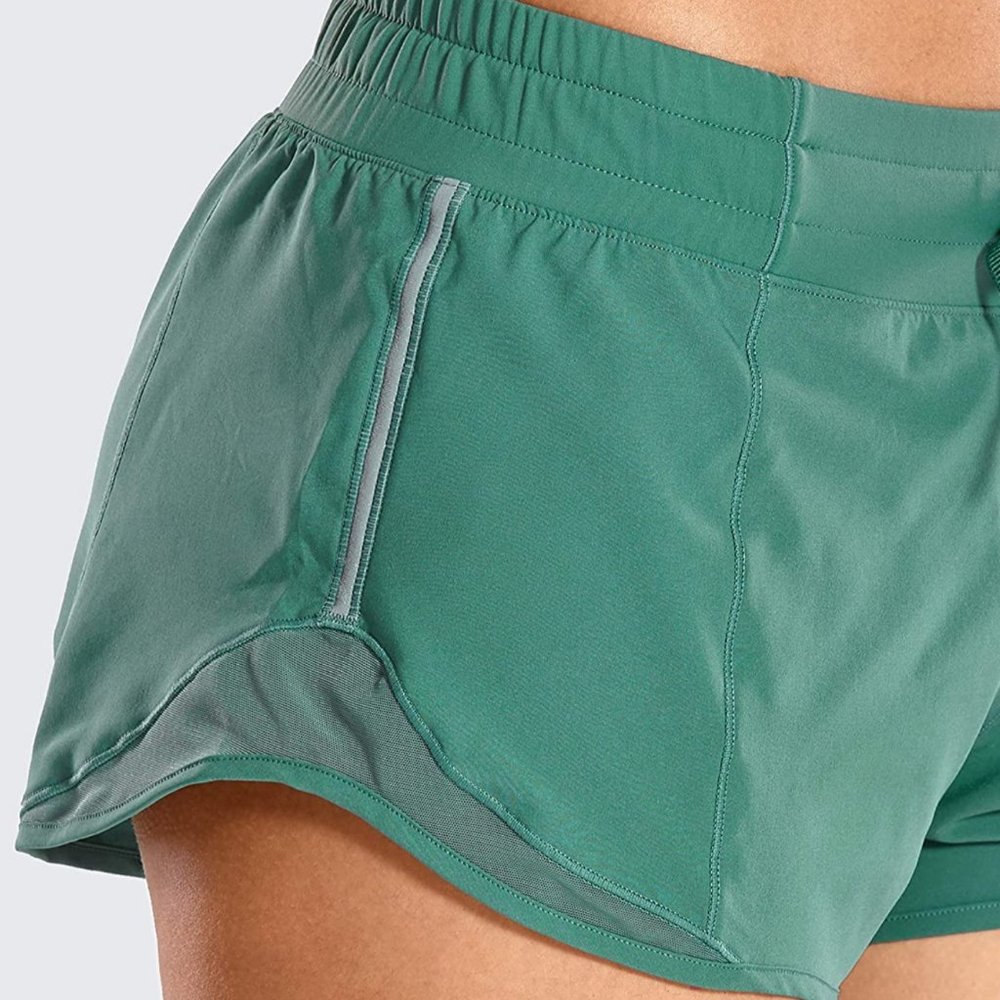 Women's Quick-Dry Loose Running Shorts w/ Pockets 2.5" Inseam - Picture 3 of 7